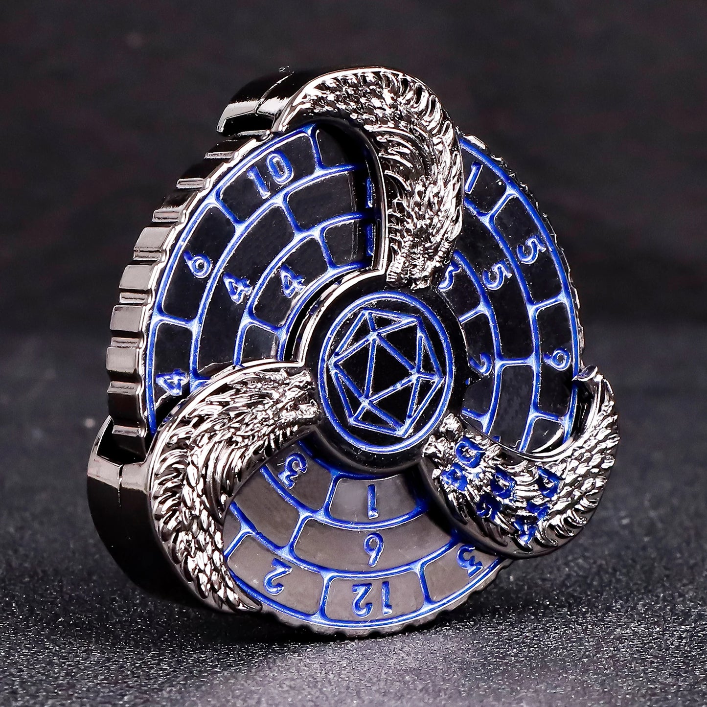 The Wyrmwheel Relics – Arcane Gyro Dice of the Sixfold Spiral