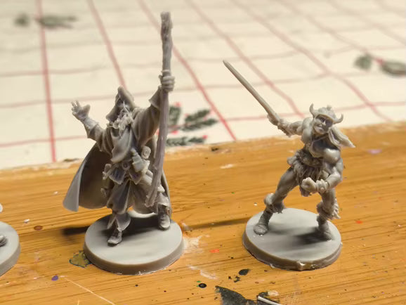 Legends of the Shattered Realm – Unassembled Resin Hero Set