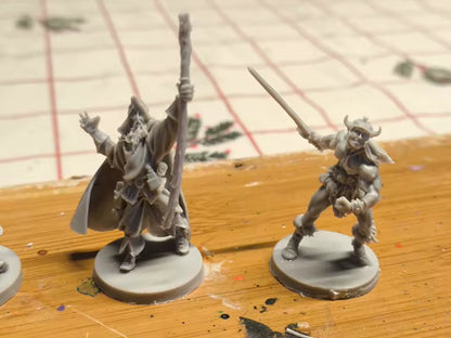 Legends of the Shattered Realm – Unassembled Resin Hero Set