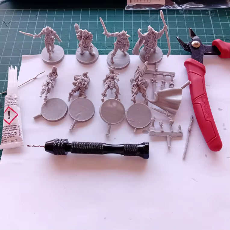 Legends of the Shattered Realm – Unassembled Resin Hero Set