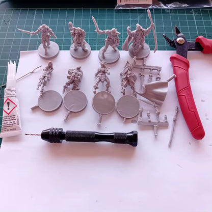 Legends of the Shattered Realm – Unassembled Resin Hero Set