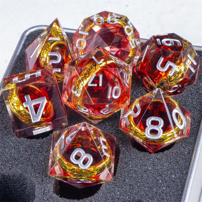 Lord of Dice Polyhedral Dice Set - Infernal Ring