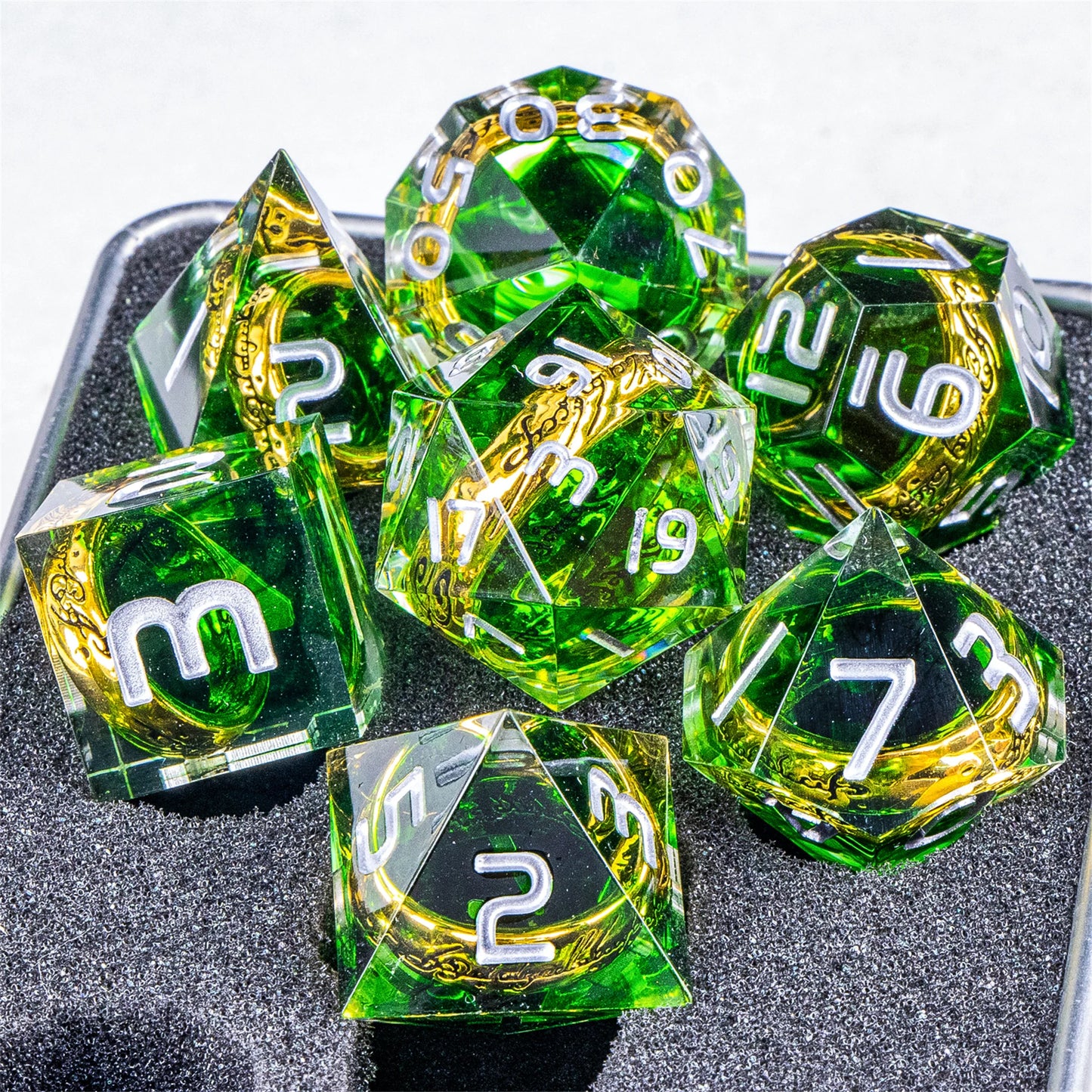Lord of Dice Polyhedral Dice Set - Infernal Ring