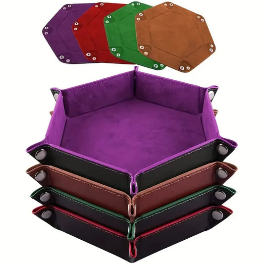 The Hex of Holding – Foldable Dice Tray