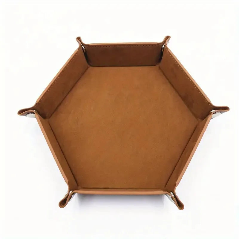 The Hex of Holding – Foldable Dice Tray