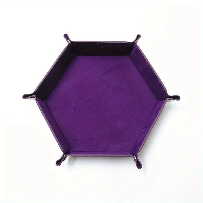 The Hex of Holding – Foldable Dice Tray