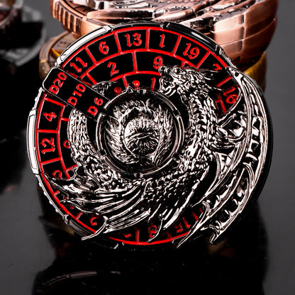 The Wyrmwheel Relics – Arcane Gyro Dice of the Sixfold Spiral
