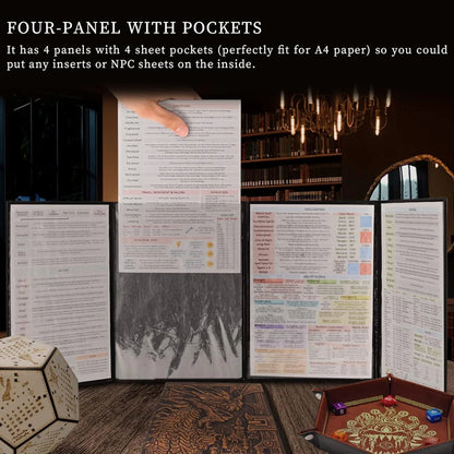 The Veil of Schemes - Embossed DM Screen